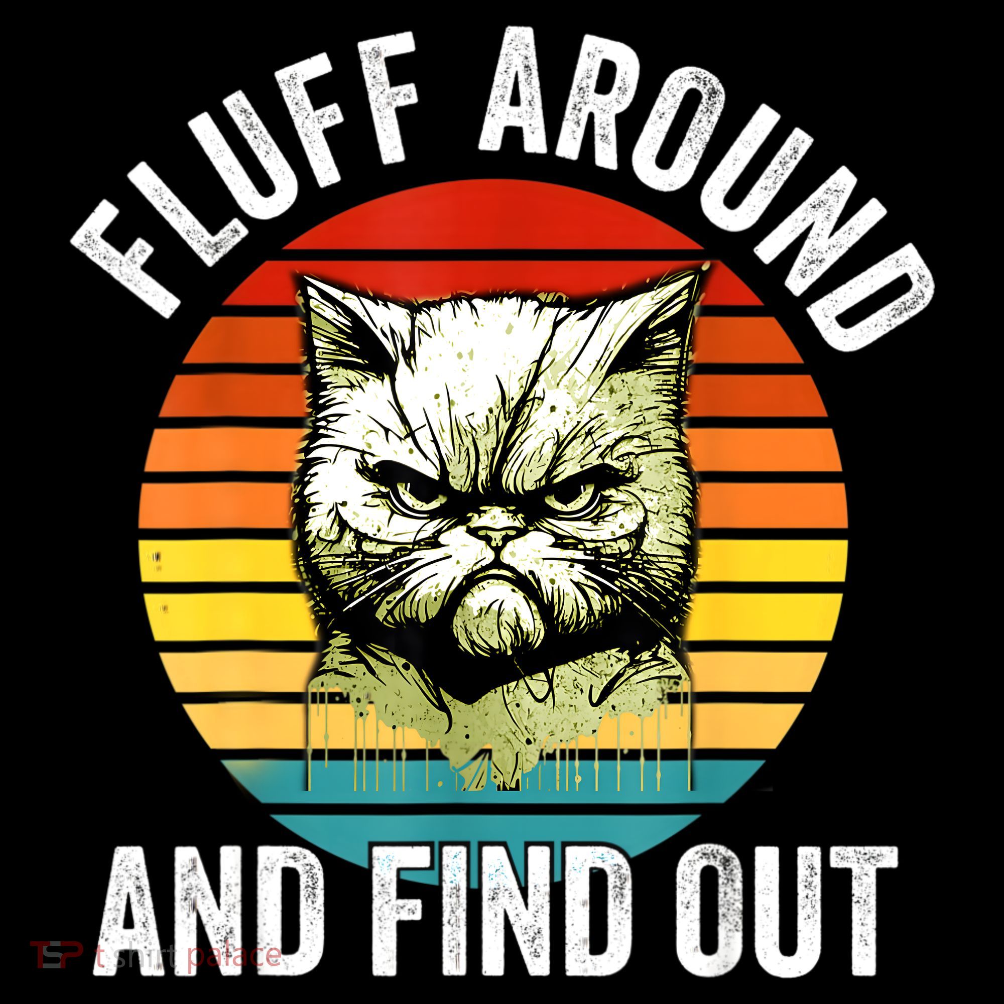 Fluff Around And Find Out Cat Lover Mom Dad Kitten Women's Hoodie