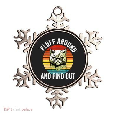 Fluff Around And Find Out Cat Lover Mom Dad Kitten Ornament
