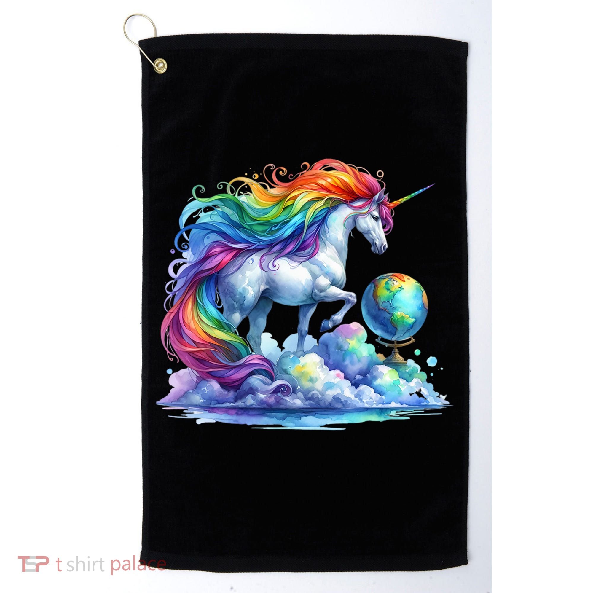 Fantasy Animals Amazing Unicorn Friends Great Graphic Golf Towel