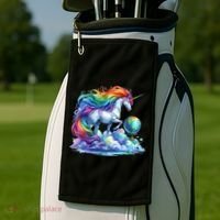 Fantasy Animals Amazing Unicorn Friends Great Graphic Golf Towel thumb 2