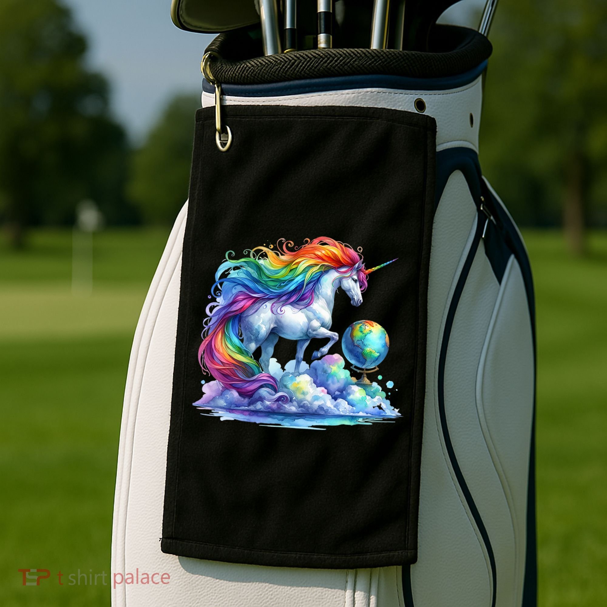 Fantasy Animals Amazing Unicorn Friends Great Graphic Golf Towel