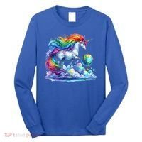 Fantasy Animals Amazing Unicorn Friends Great Graphic Long Sleeve Shirt thumb 0