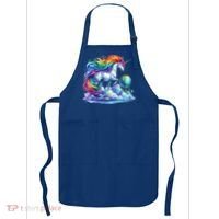 Fantasy Animals Amazing Unicorn Friends Great Graphic Apron thumb 0