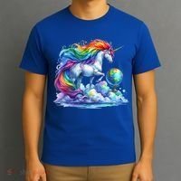Fantasy Animals Amazing Unicorn Friends Great Graphic T-Shirt thumb 3
