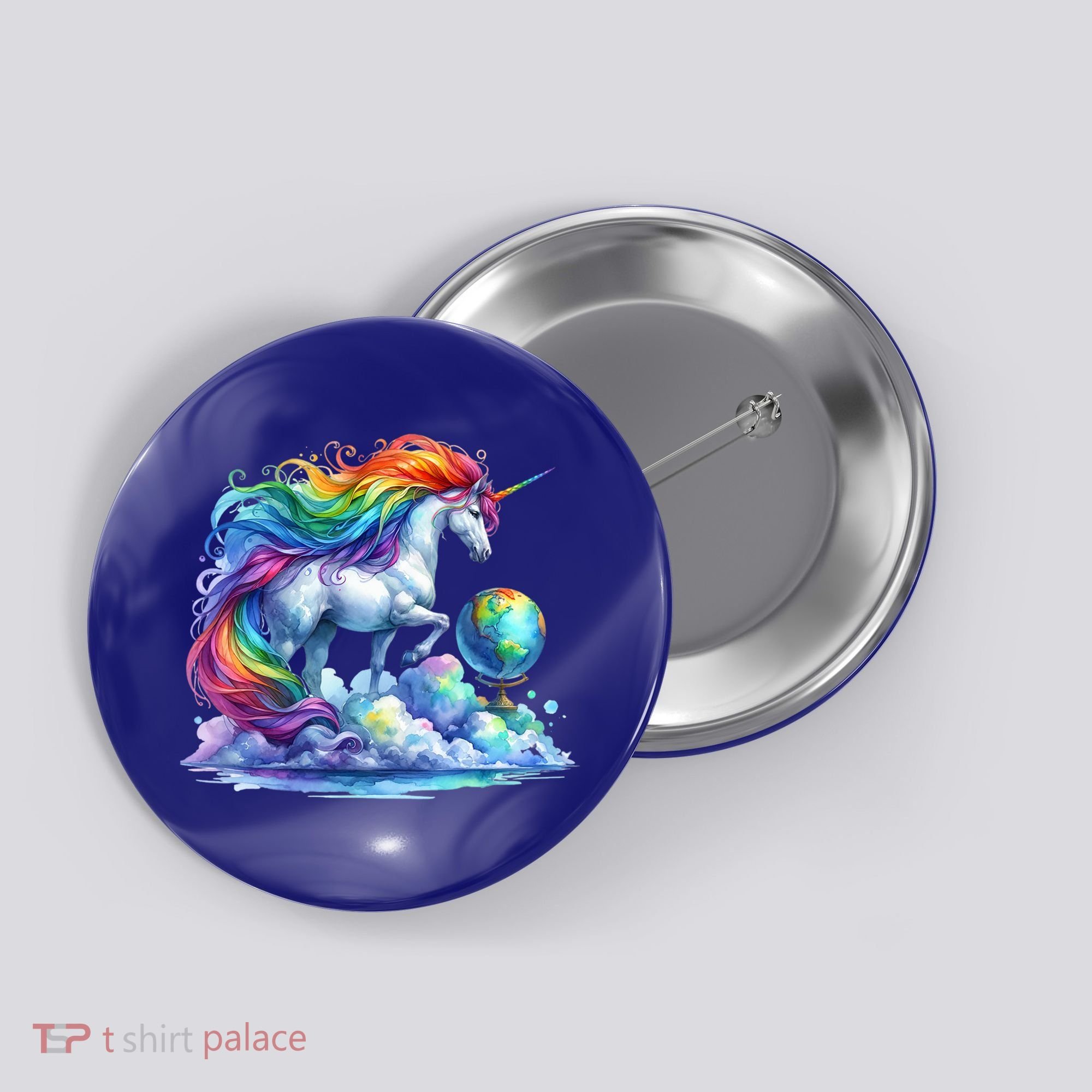 Fantasy Animals Amazing Unicorn Friends Great Graphic Button