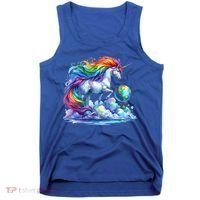 Fantasy Animals Amazing Unicorn Friends Great Graphic Tank Top thumb 0