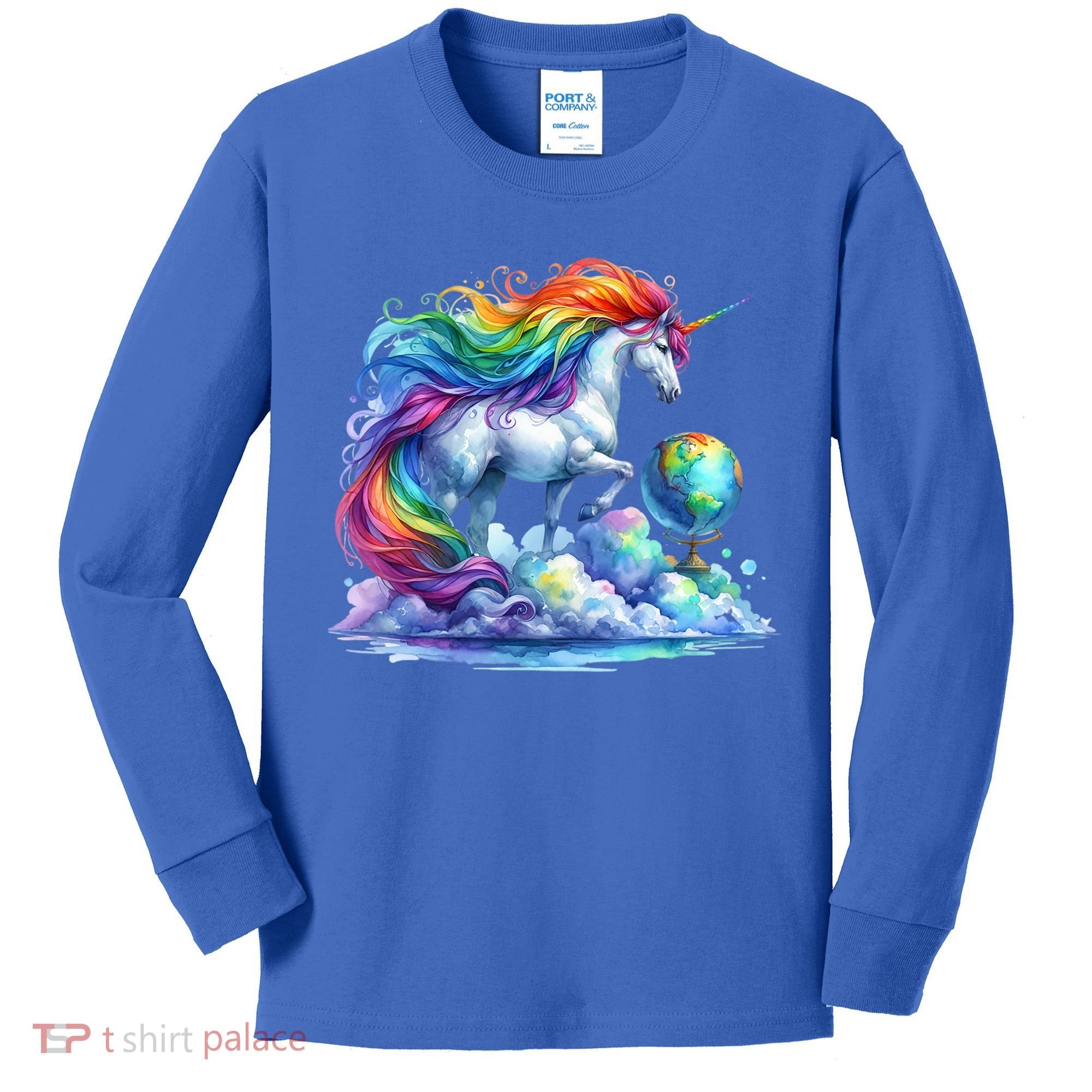 Fantasy Animals Amazing Unicorn Friends Great Graphic Kids Long Sleeve Shirt
