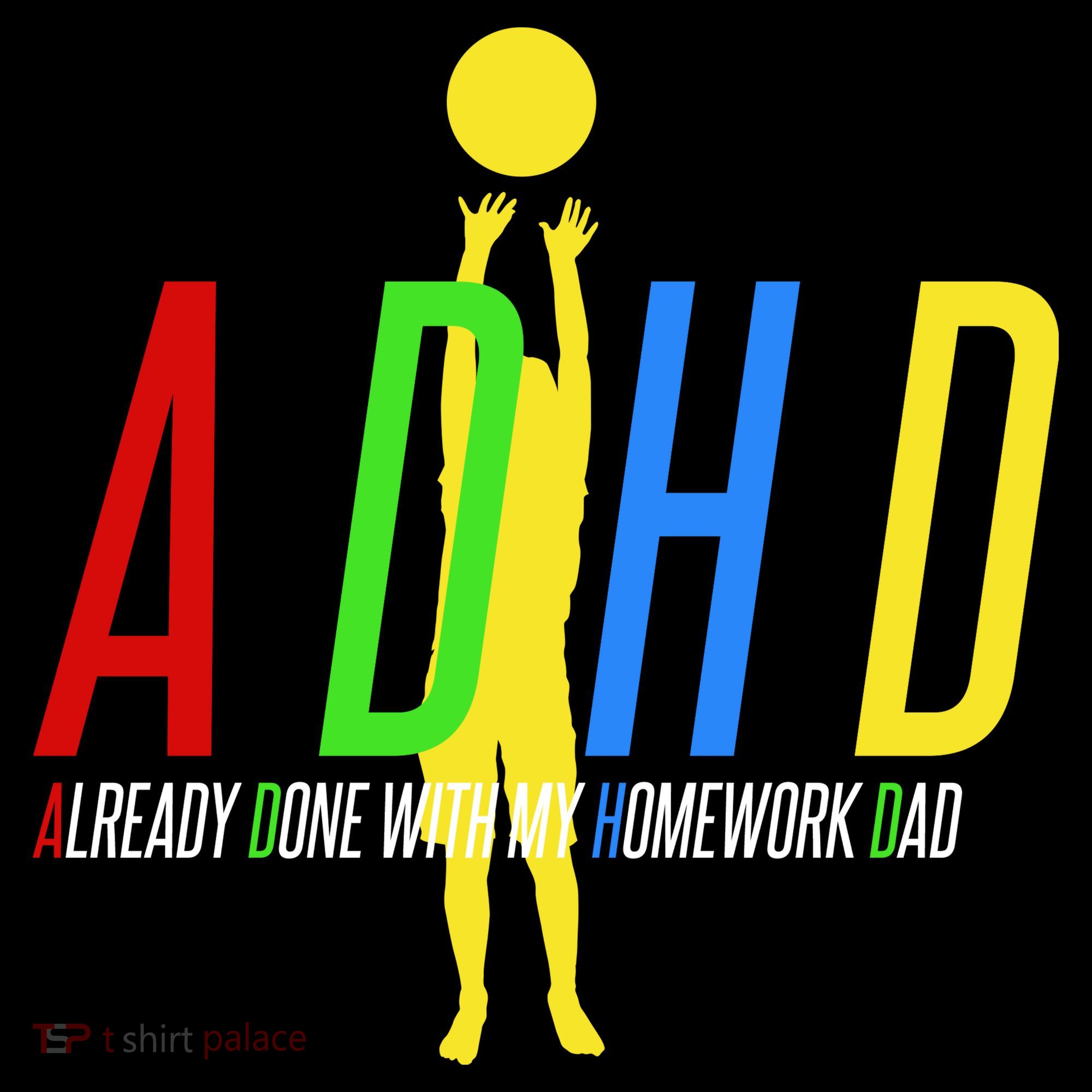 Funny ADHD Already Done With My Homework Dad Ornament