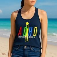 Funny ADHD Already Done With My Homework Dad Women's Tank Top thumb 2