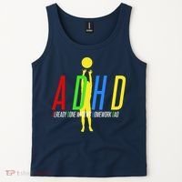 Funny ADHD Already Done With My Homework Dad Tank Top thumb 2