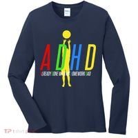 Funny ADHD Already Done With My Homework Dad Women's Long Sleeve Shirt thumb 0