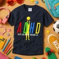 Funny ADHD Already Done With My Homework Dad Kids T-Shirt thumb 3
