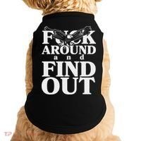 Fuck Around And Find Out Eagle Doggie Tank thumb 0