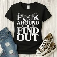 Fuck Around And Find Out Eagle Women's T-Shirt thumb 3