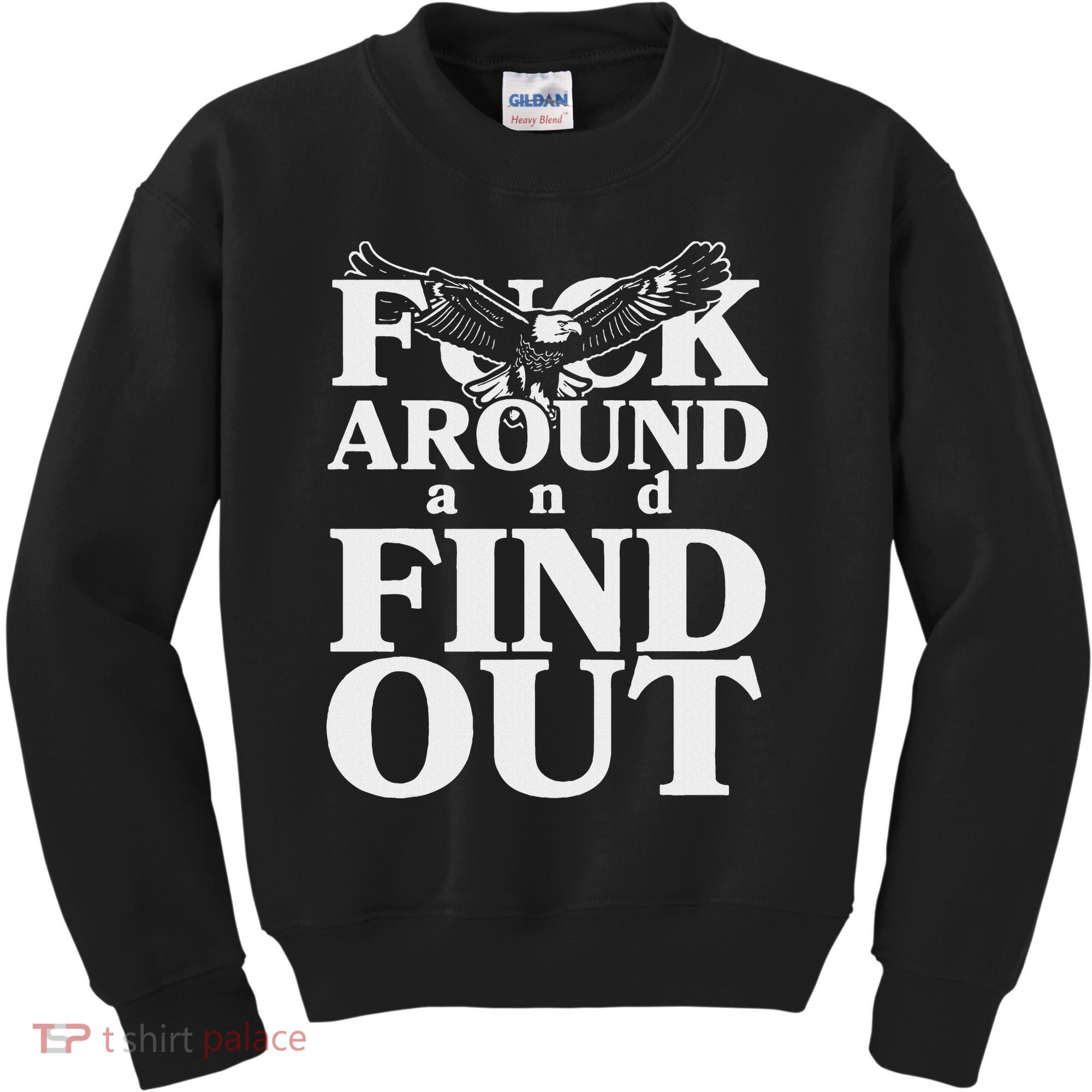 Fuck Around And Find Out Eagle Kids Sweatshirt