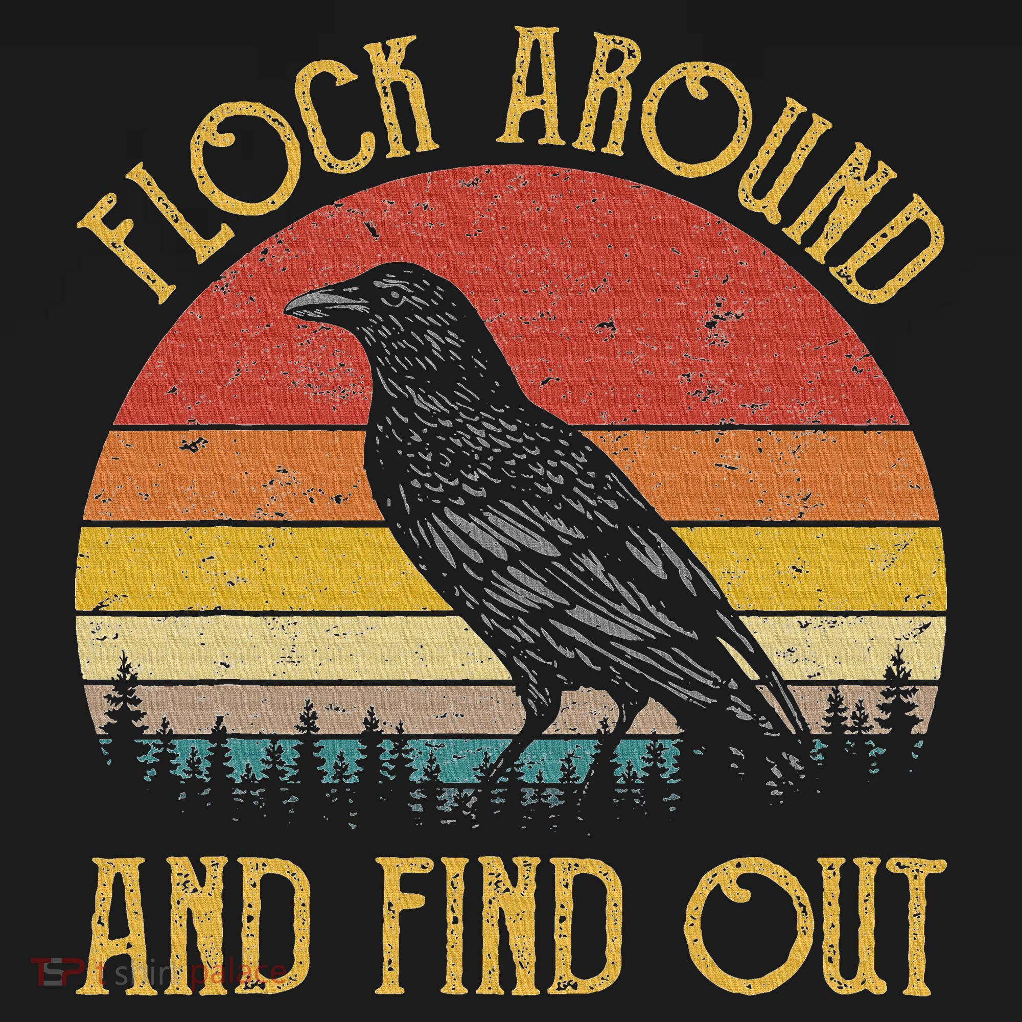 Flock Around And Find Out Funny Sarcastic Crow Raven Visor