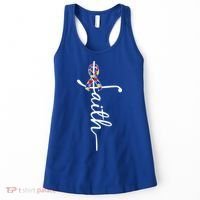 Faith Autism Awareness Month Ribbon Women's Tank Top thumb 0