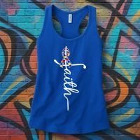 Faith Autism Awareness Month Ribbon Women's Tank Top thumb 3