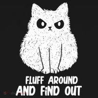 Fluff Around And Find Out Funny Cat Lover Toddler Hoodie thumb 2