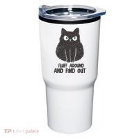 Fluff Around And Find Out Funny Cat Lover Tumbler thumb 0