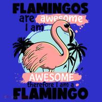 Flamingos Are Awesome I Am Awesome Funny Pink Flamingoes Gift Toddler Hoodie thumb 2
