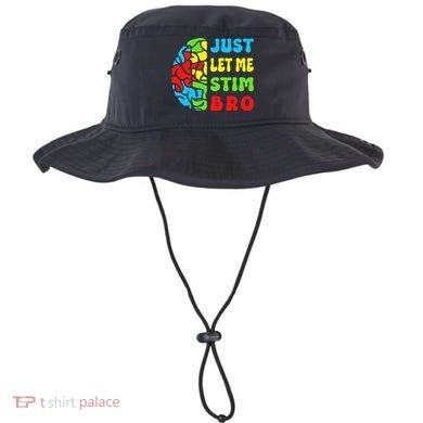 Funny Autism Awereness Neurodiversity Just Let Me Stim Bro Bucket Hat
