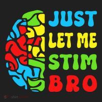 Funny Autism Awereness Neurodiversity Just Let Me Stim Bro Beanie thumb 2