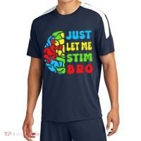 Funny Autism Awereness Neurodiversity Just Let Me Stim Bro Sport-Tek Competitor United Soccer Jersey thumb 0