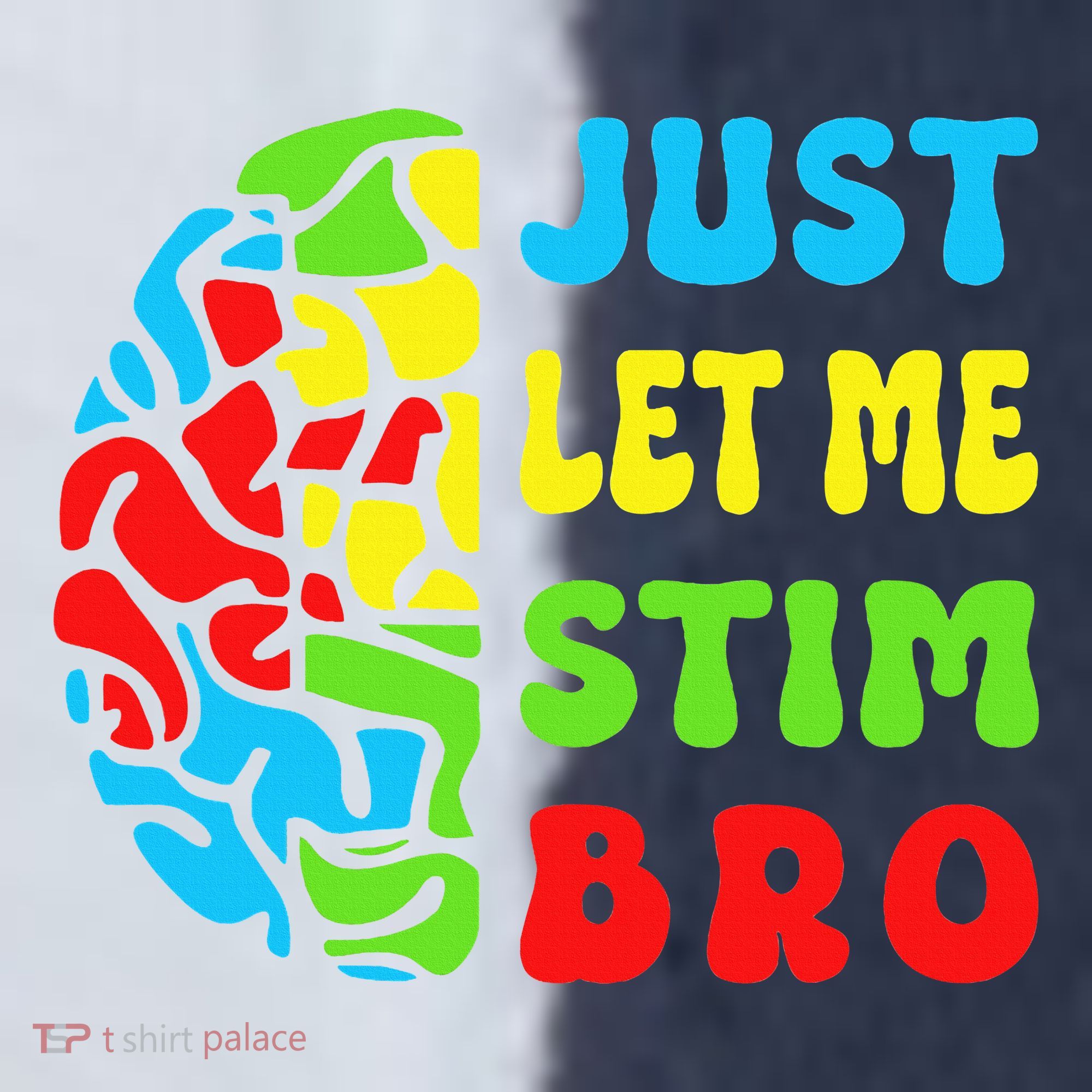 Funny Autism Awereness Neurodiversity Just Let Me Stim Bro Sport-Tek Competitor United Soccer Jersey