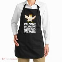 F.A.L.C.O.N.S. Are Awesome Im Awesome Therefore Im A Falcon Apron thumb 2