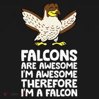 F.A.L.C.O.N.S. Are Awesome Im Awesome Therefore Im A Falcon Ornament thumb 1