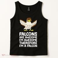 F.A.L.C.O.N.S. Are Awesome Im Awesome Therefore Im A Falcon Tank Top thumb 2