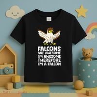 F.A.L.C.O.N.S. Are Awesome Im Awesome Therefore Im A Falcon Toddler T-Shirt thumb 3
