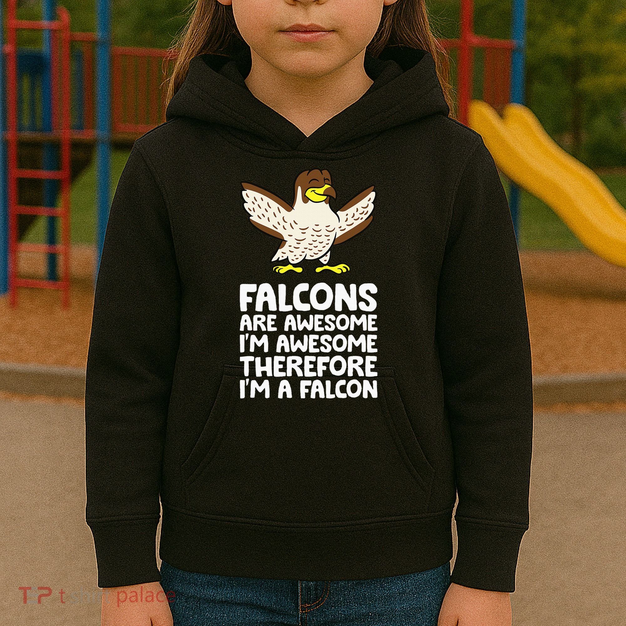 F.A.L.C.O.N.S. Are Awesome Im Awesome Therefore Im A Falcon Kids Hoodie
