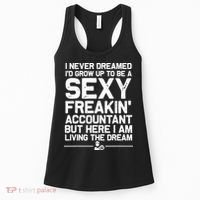 Funny Accountant Art For Men Women CPA Accounting Bookkeeper Women's Tank Top thumb 0