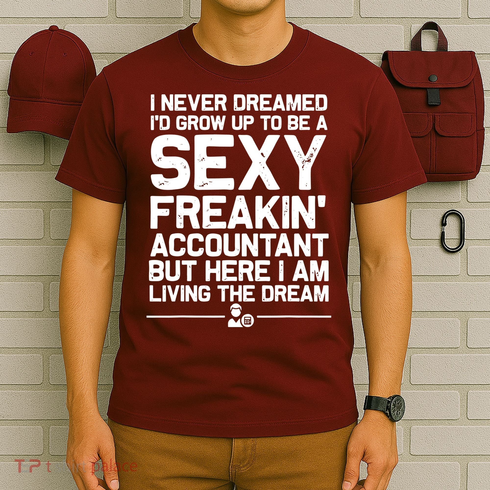 Funny Accountant Art For Men Women CPA Accounting Bookkeeper T-Shirt
