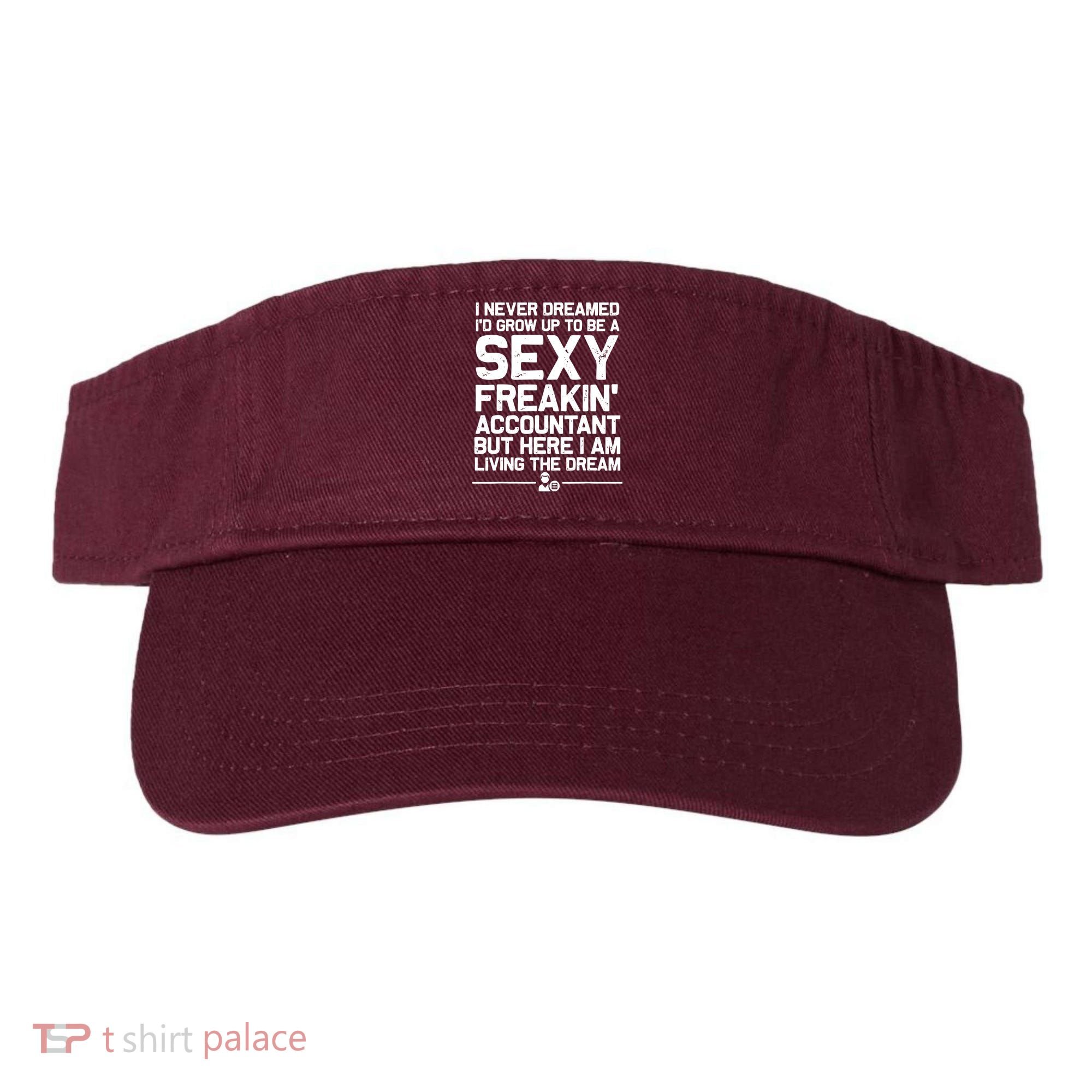 Funny Accountant Art For Men Women CPA Accounting Bookkeeper Visor
