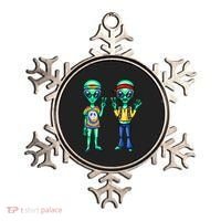 Funny Alien Alien Lover Hippie Aliens Believe In Aliens Ornament thumb 0