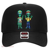 Funny Alien Alien Lover Hippie Aliens Believe In Aliens Hat thumb 0