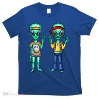Funny Alien Alien Lover Hippie Aliens Believe In Aliens T-Shirt thumb 0