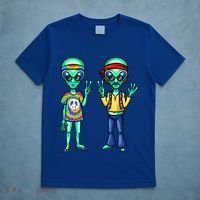 Funny Alien Alien Lover Hippie Aliens Believe In Aliens T-Shirt thumb 5