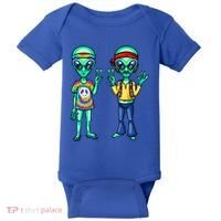Funny Alien Alien Lover Hippie Aliens Believe In Aliens Baby Bodysuit thumb 0