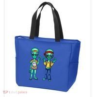 Funny Alien Alien Lover Hippie Aliens Believe In Aliens Tote Bag thumb 3