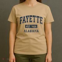 Fayette Alabama Al Vintage Athletic Sports T-Shirt thumb 4