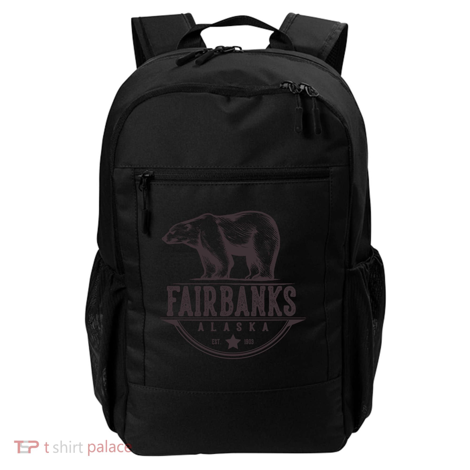 Fairbanks Alaska Bear Vacation And Cruise Gift Backpack