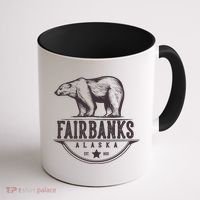 Fairbanks Alaska Bear Vacation And Cruise Gift Coffee Mug thumb 1