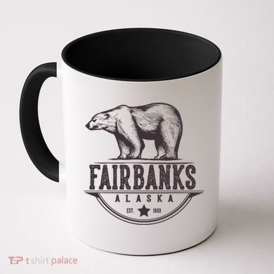 Fairbanks Alaska Bear Vacation And Cruise Gift Coffee Mug