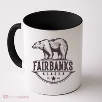 Fairbanks Alaska Bear Vacation And Cruise Gift Coffee Mug thumb 0