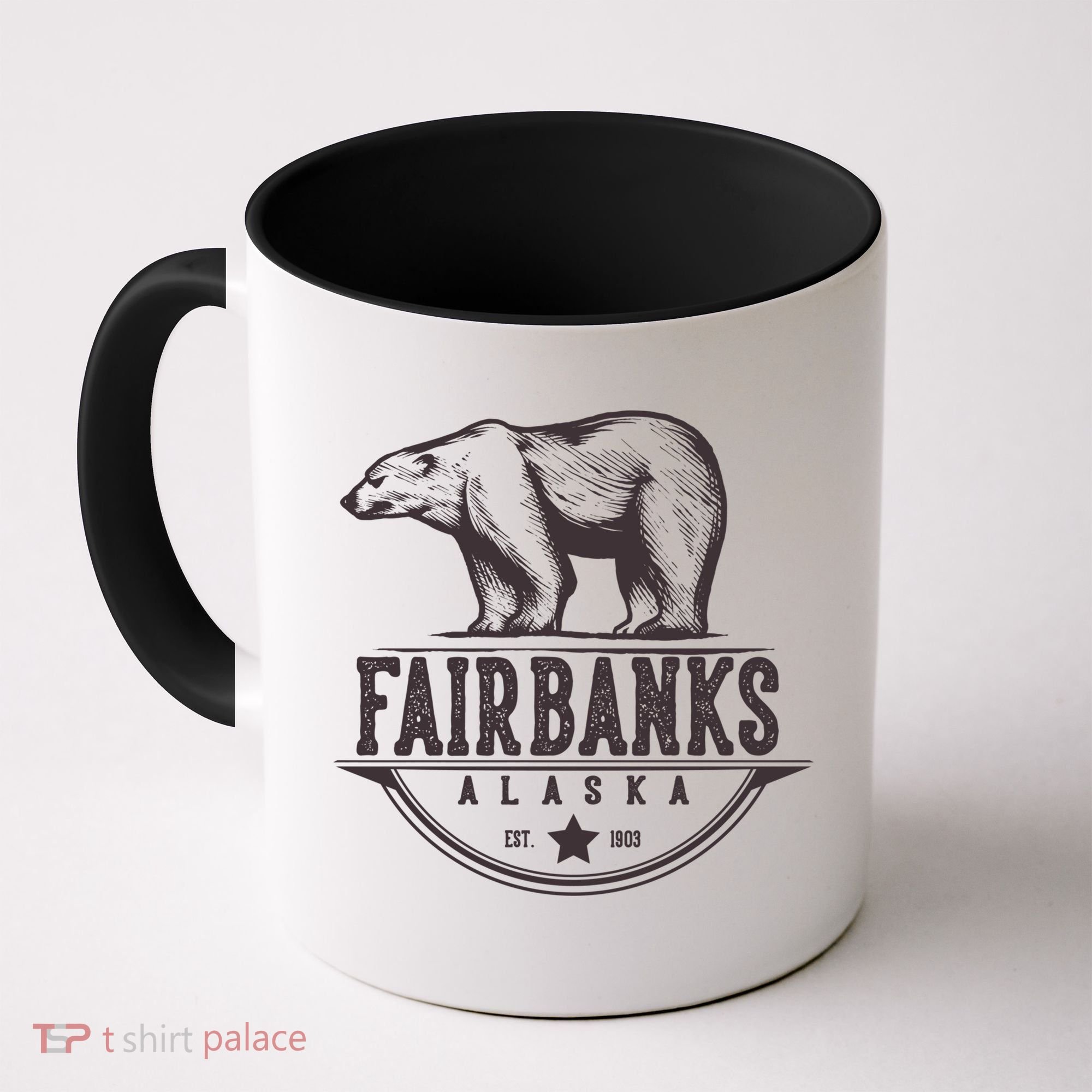 Fairbanks Alaska Bear Vacation And Cruise Gift Coffee Mug