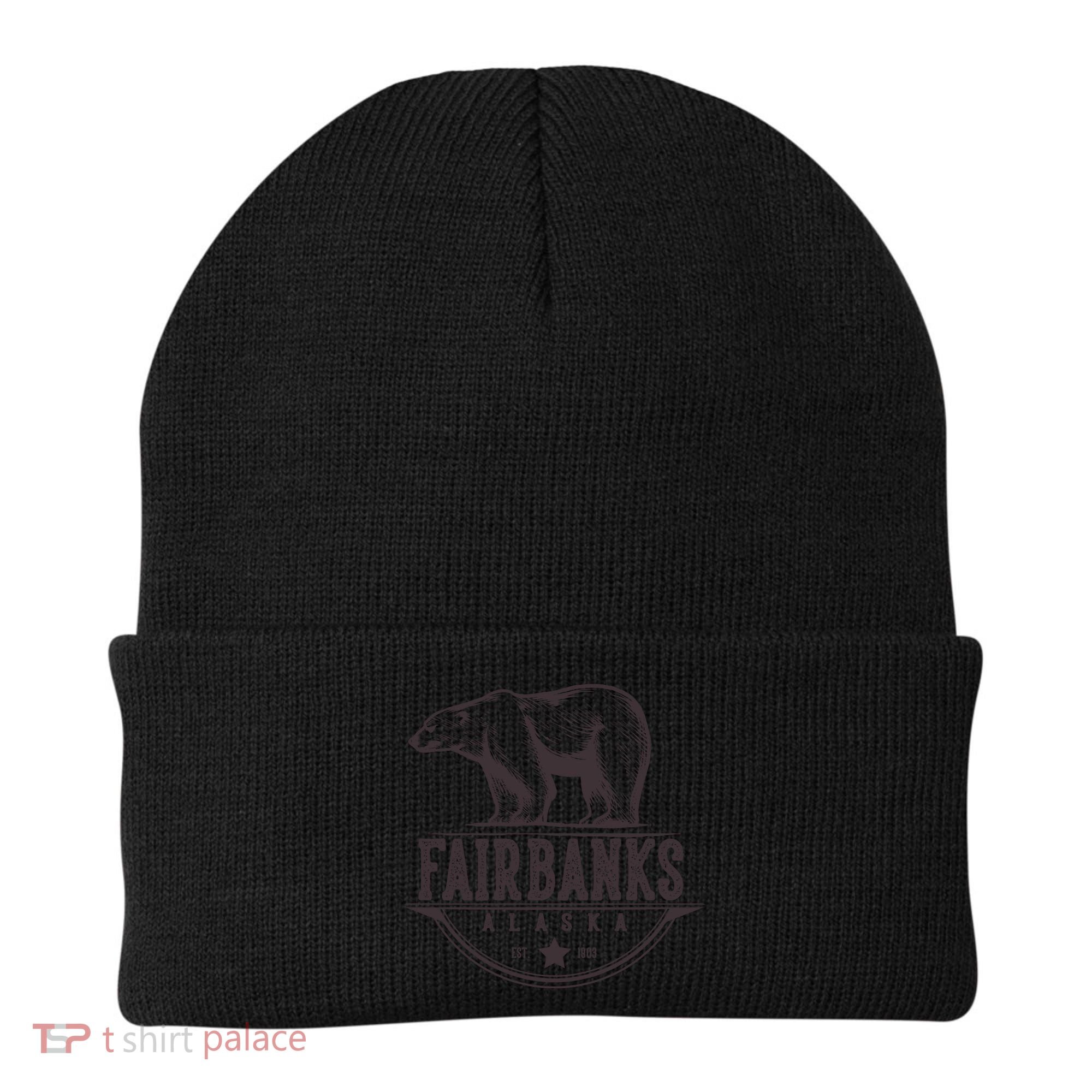 Fairbanks Alaska Bear Vacation And Cruise Gift Beanie